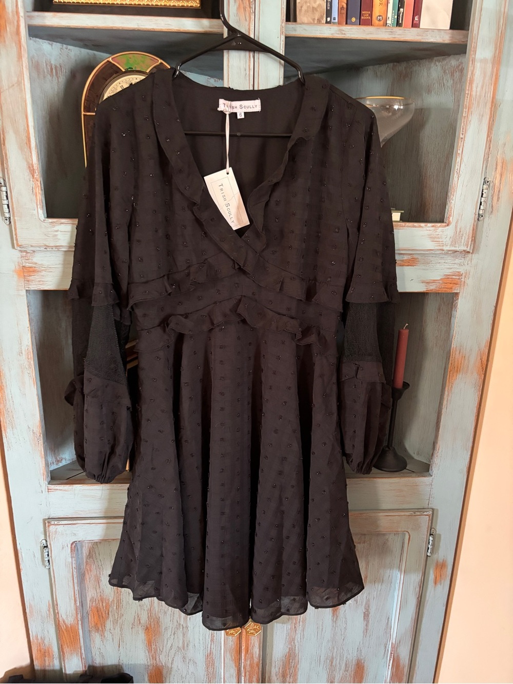 Trish scully size 6 black dress